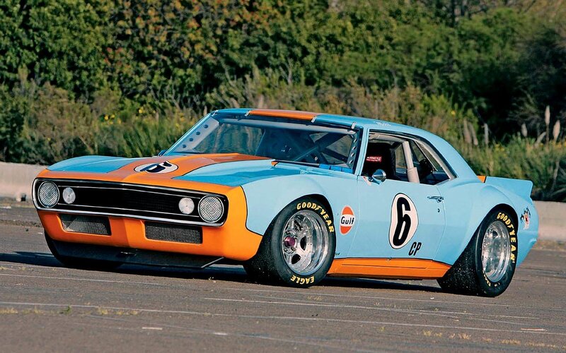 Gulf-liveried race car