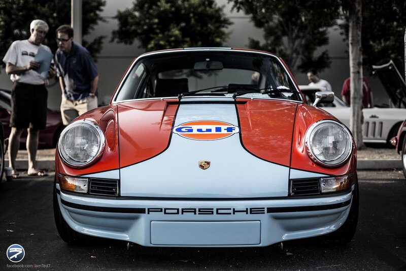 Gulf Porsche at car show