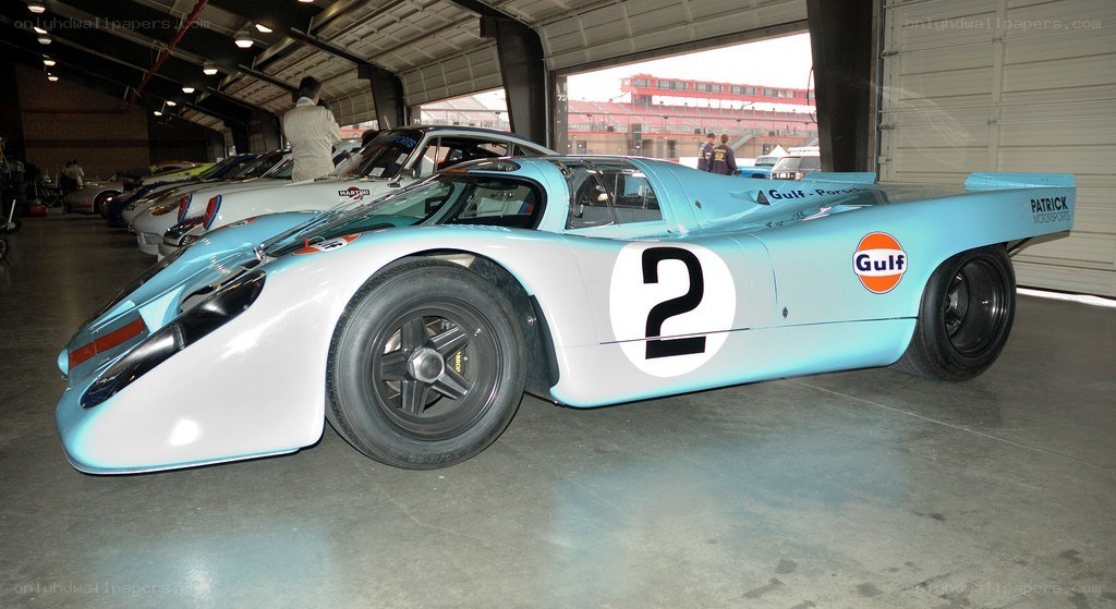 Gulf Porsche race car