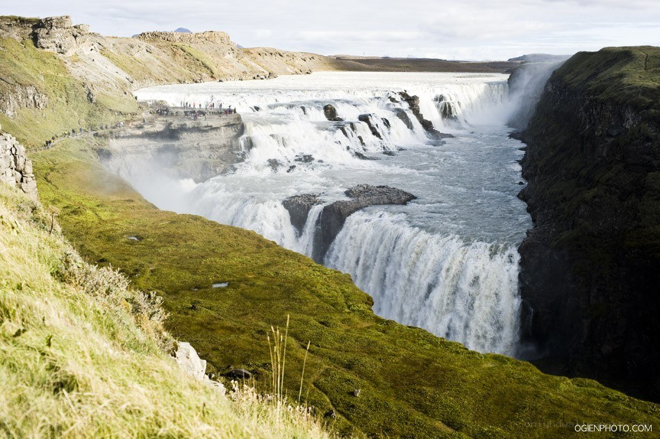Gullfoss waterfall in Iceland