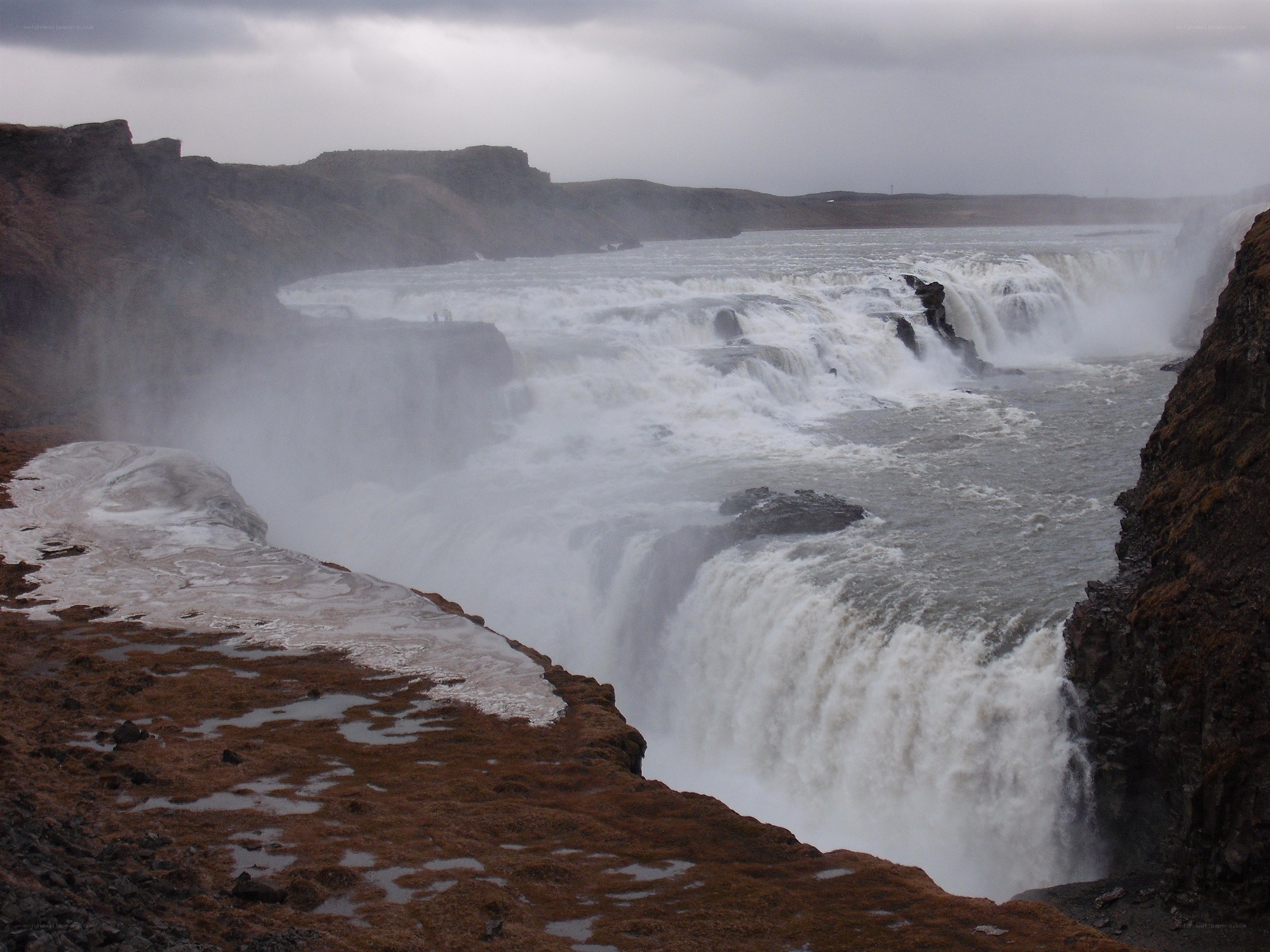 Gullfoss waterfall in Iceland