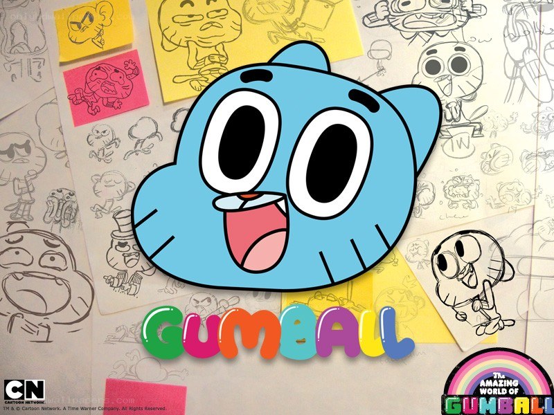 Gumball cartoon character poster