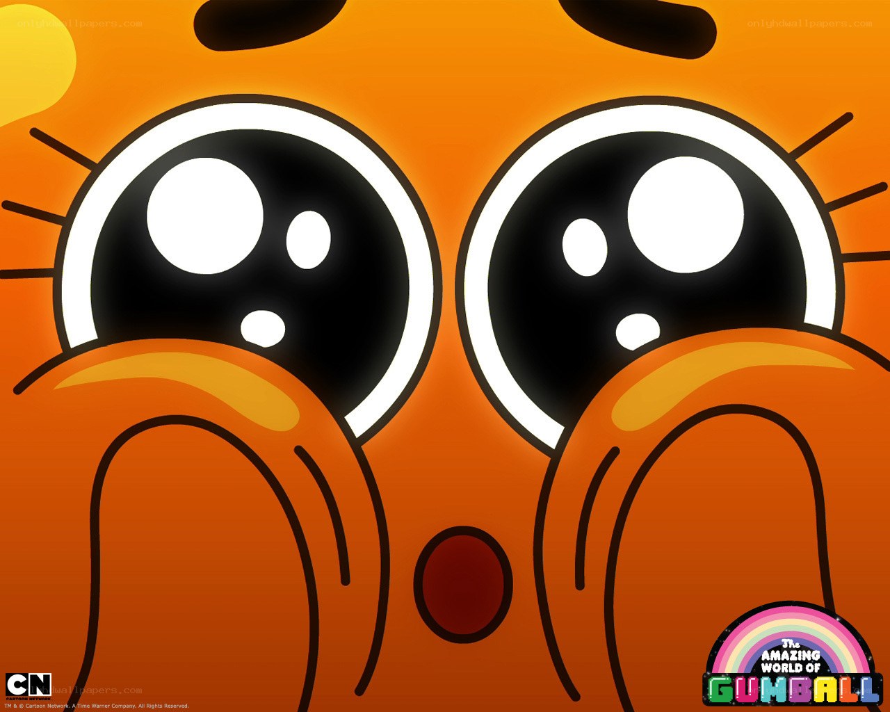 Gumball's surprised face