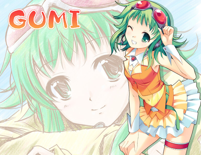 Gumi anime character art
