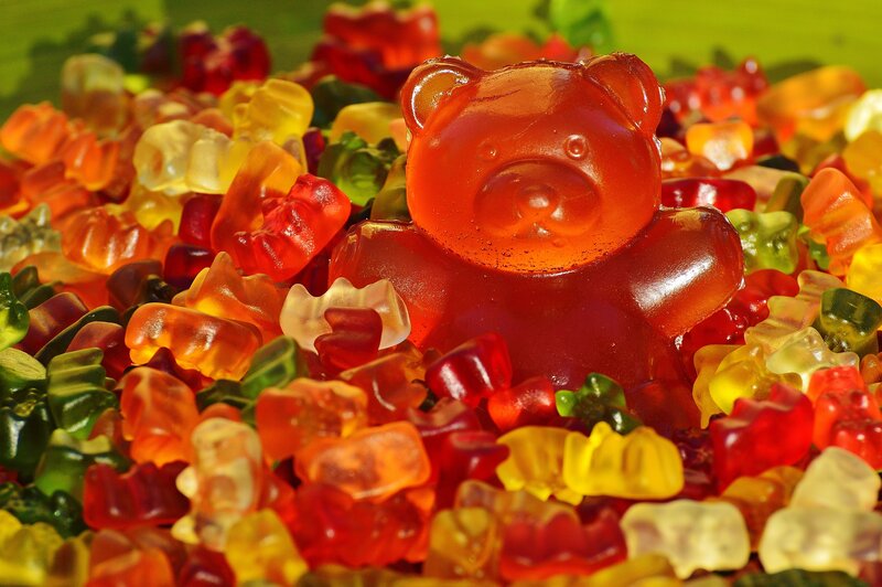 Gummy Bear Candy — Red