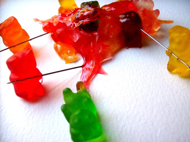 Gummy Bears on Needles