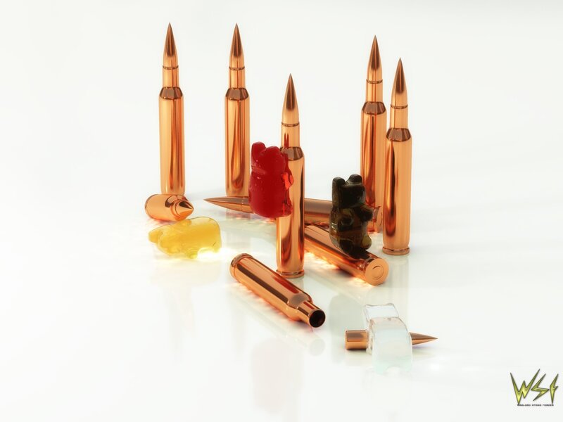 Gummy bears with bullets