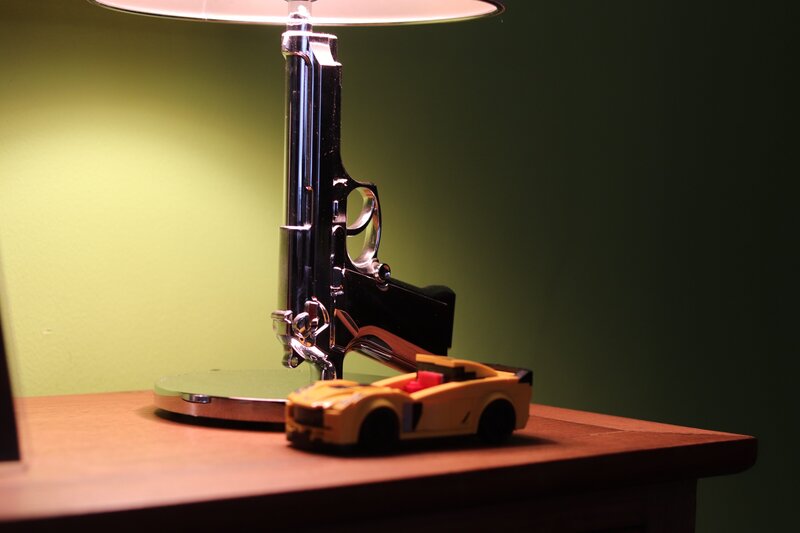 Gun-shaped Lamp