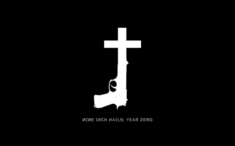 Gun Shaped Like a Cross — Black