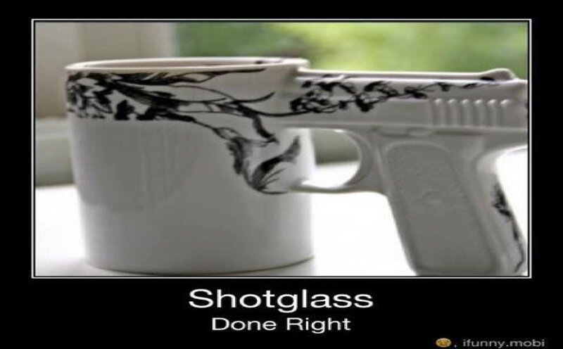 Gun-shaped Mug