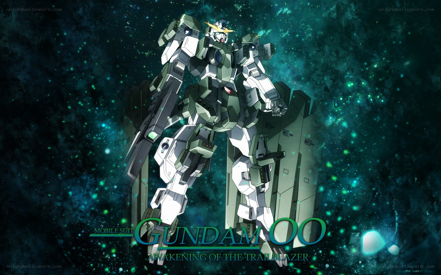 Gundam 00 in space