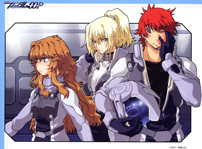 Gundam 00P characters