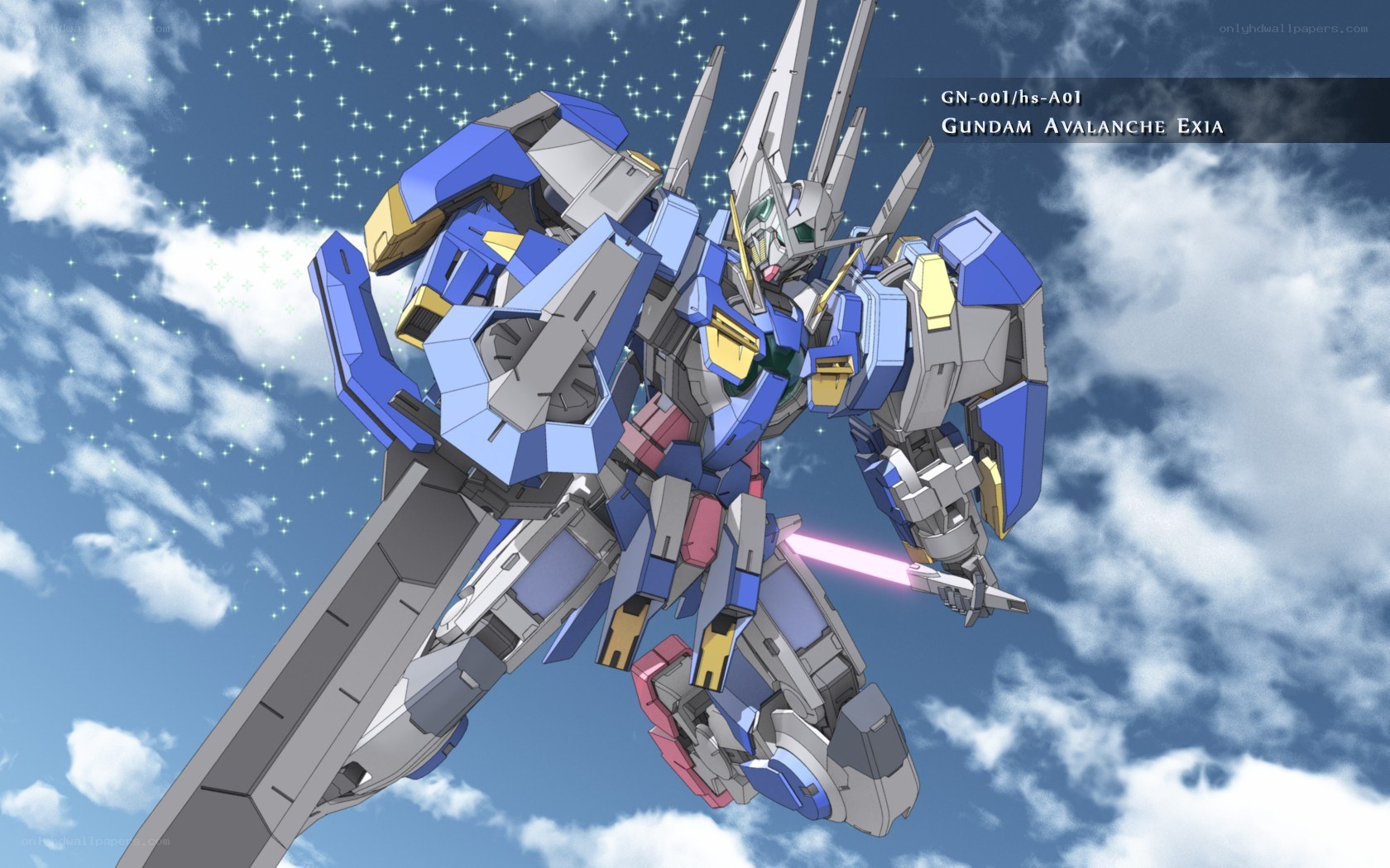 Gundam Avalanche Exia in flight
