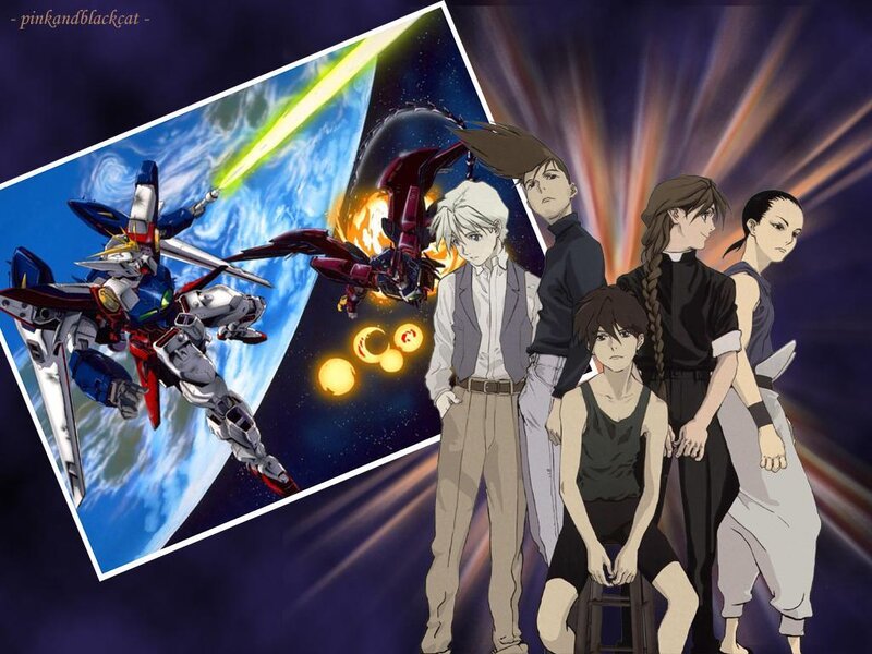 Gundam characters and mechs