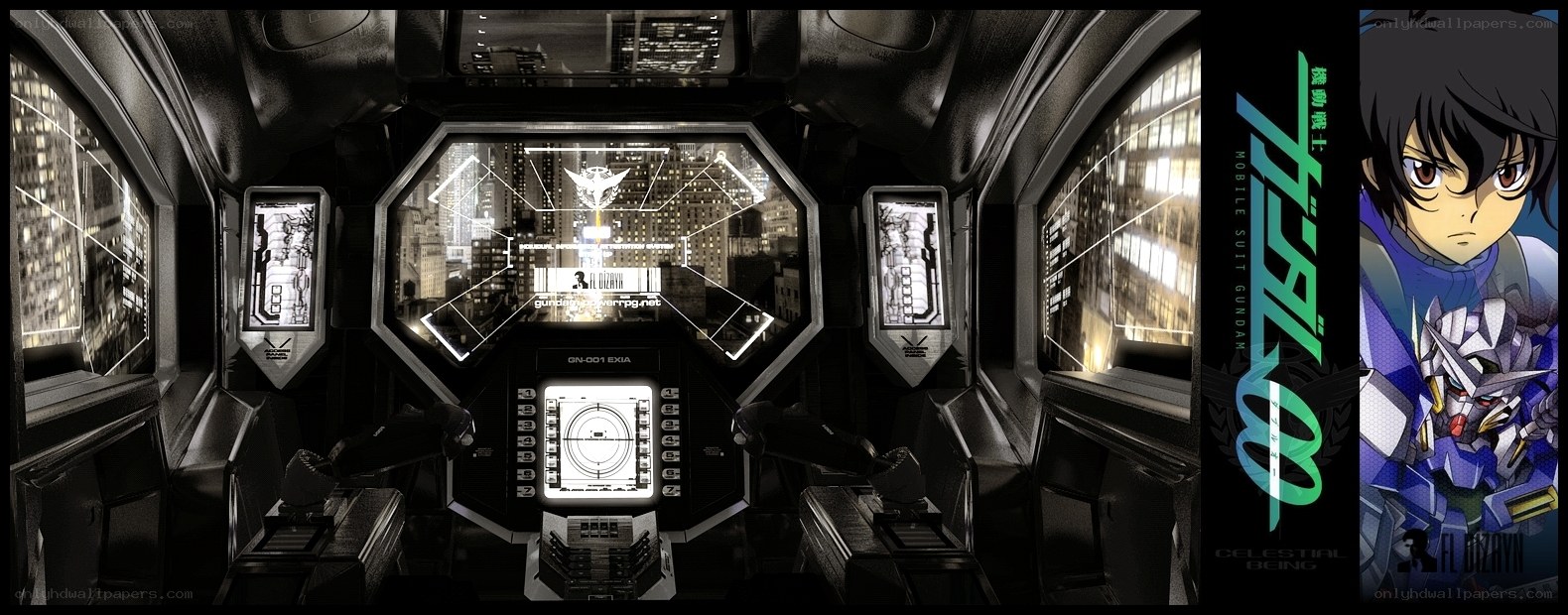Gundam cockpit interior