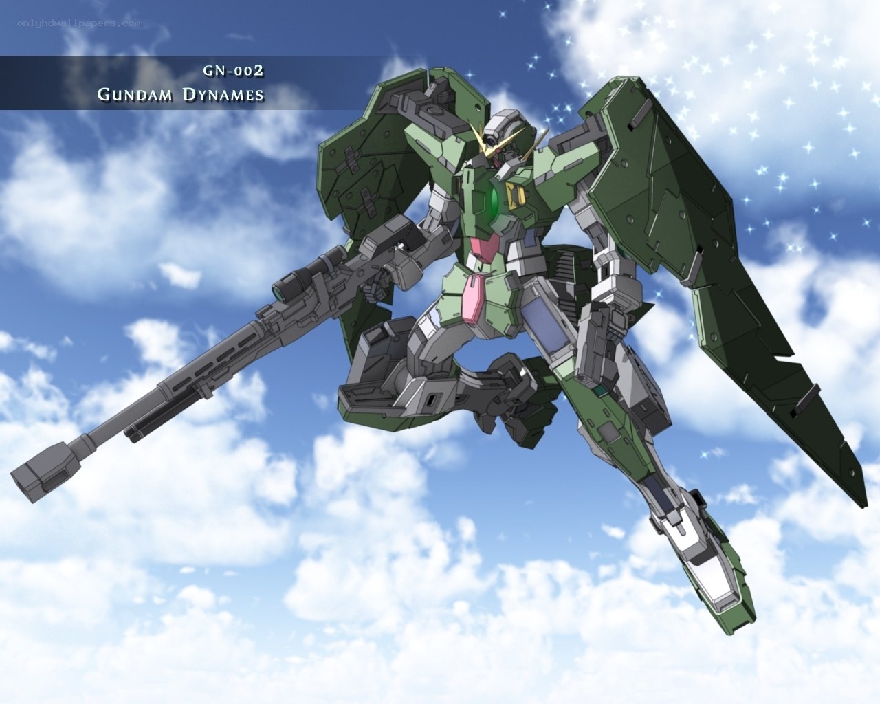 Gundam Dynames in flight