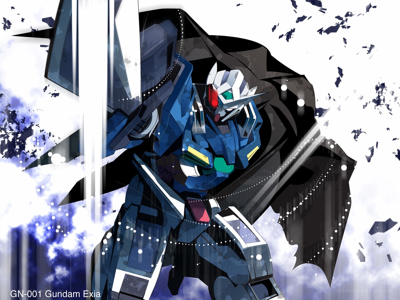 Gundam Exia in action