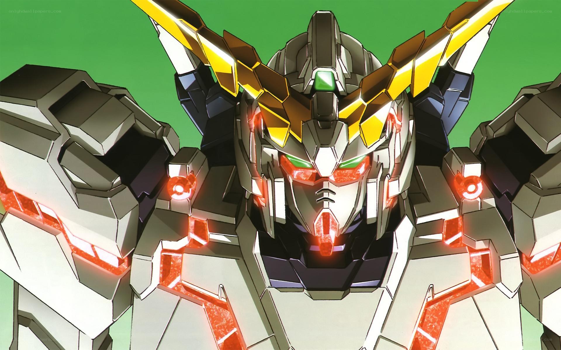 Gundam head close-up