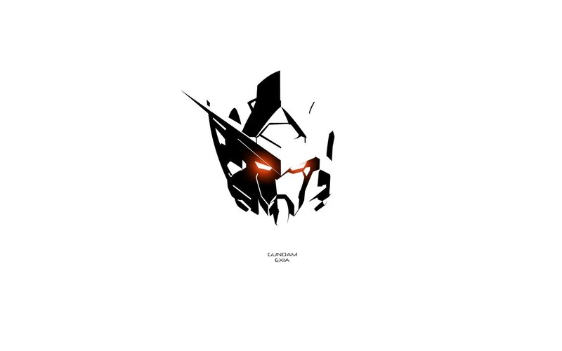 Gundam Head Logo — Black