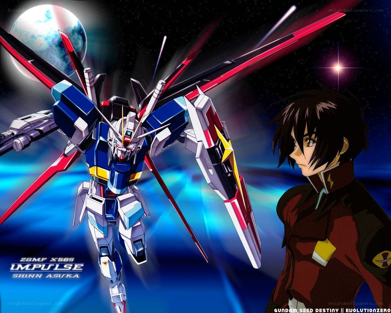 Gundam Impulse and Shinn Asuka