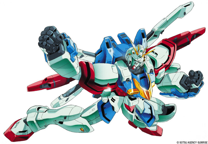 Gundam in dynamic pose