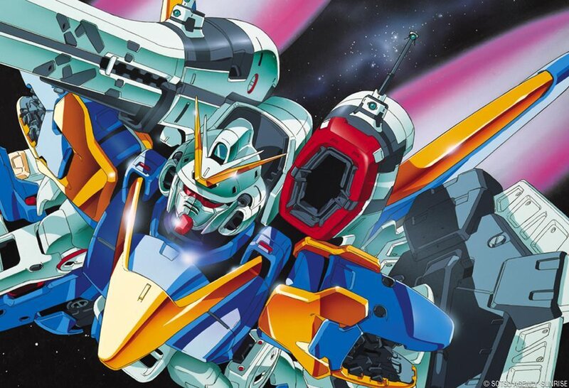 Gundam in space combat