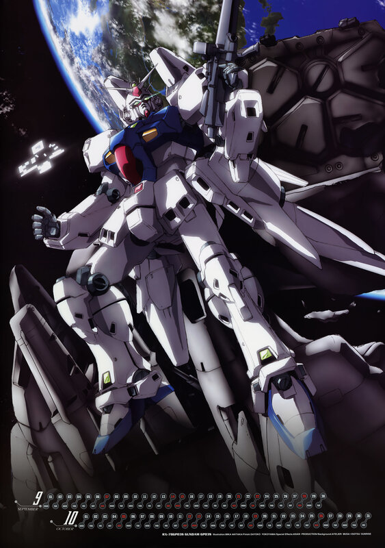 Gundam in space with Earth
