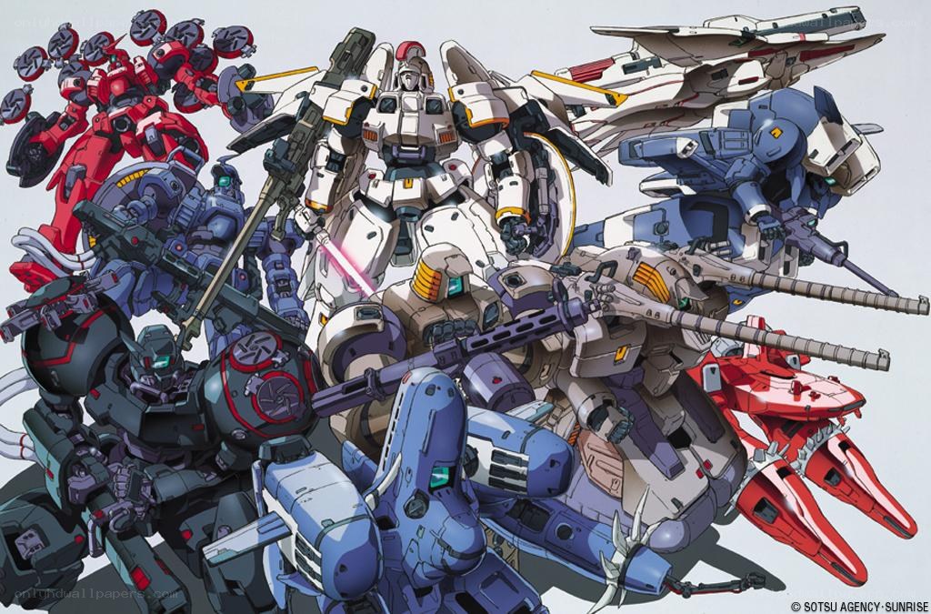 Gundam mecha battle lineup