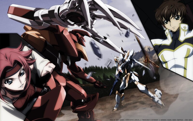 Gundam mecha battle scene