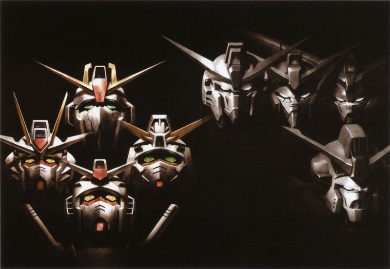 Gundam mecha heads collection