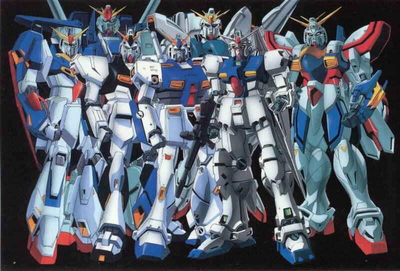Gundam mecha lineup