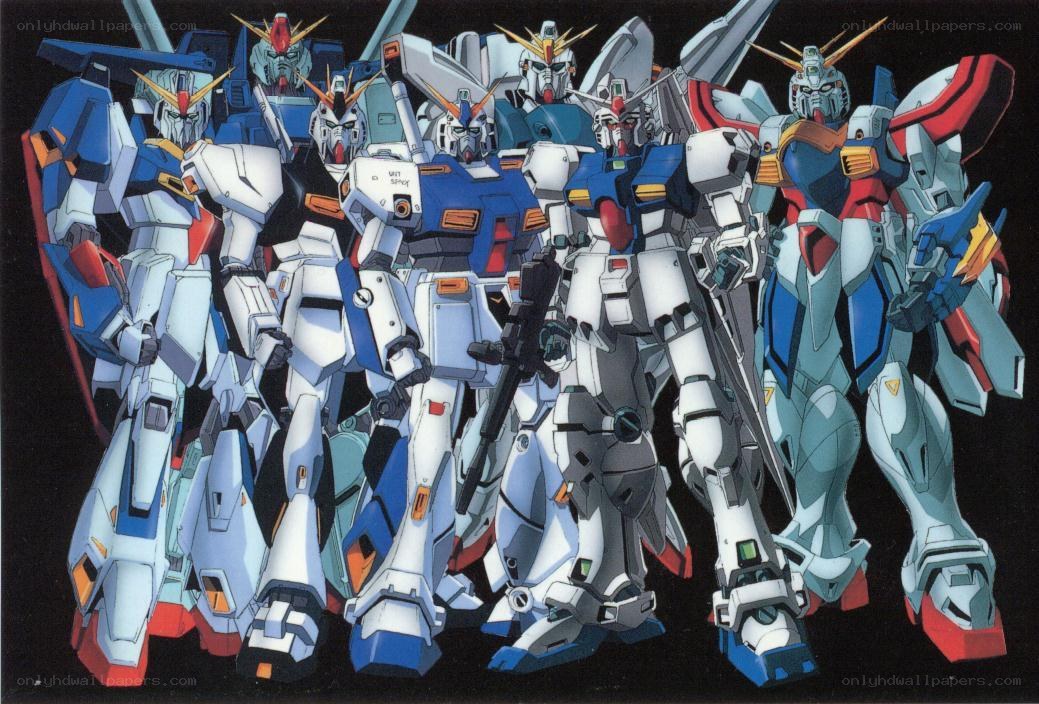 Gundam mecha lineup