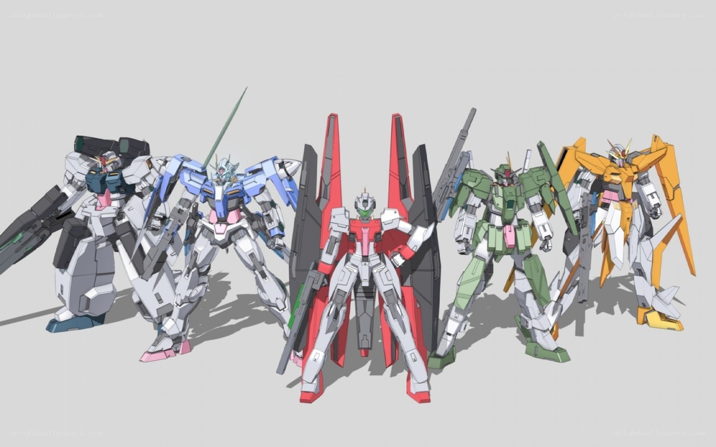 Gundam mecha lineup