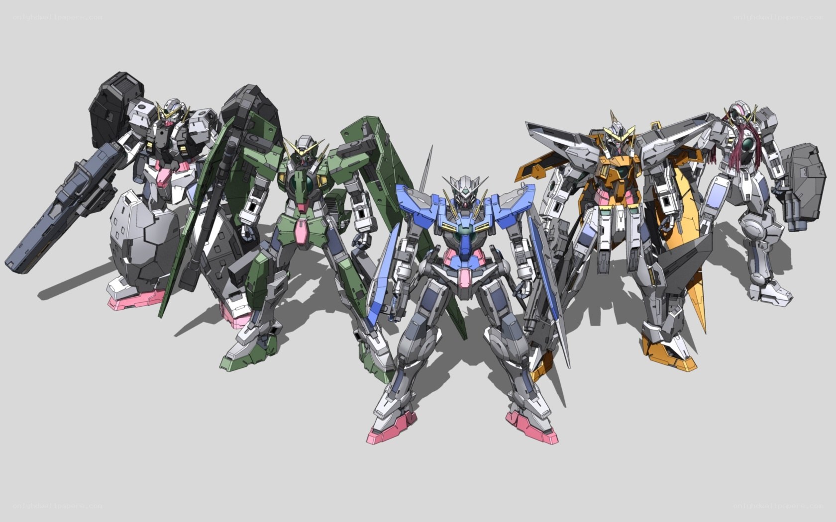 Gundam mecha lineup