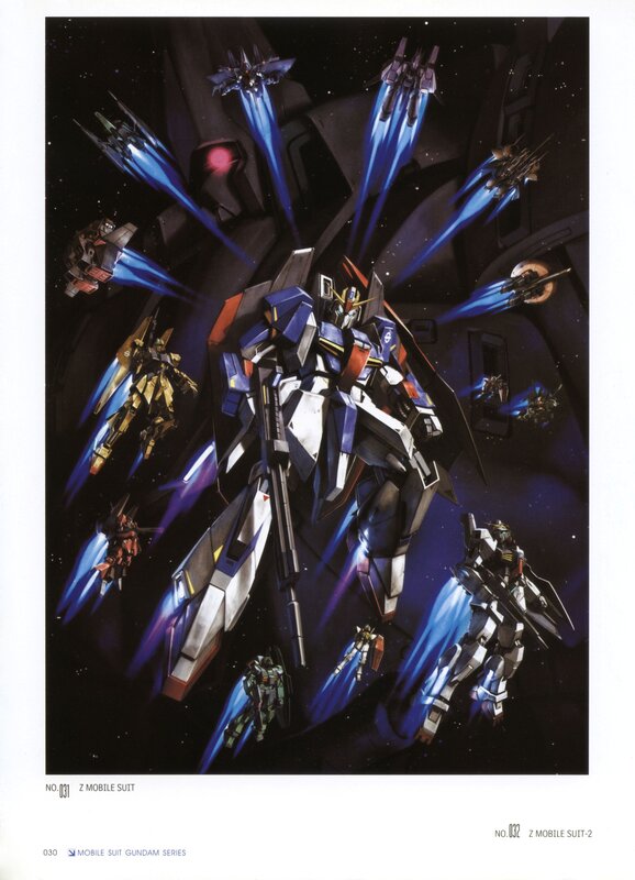 Gundam Mechs in Space — Blue