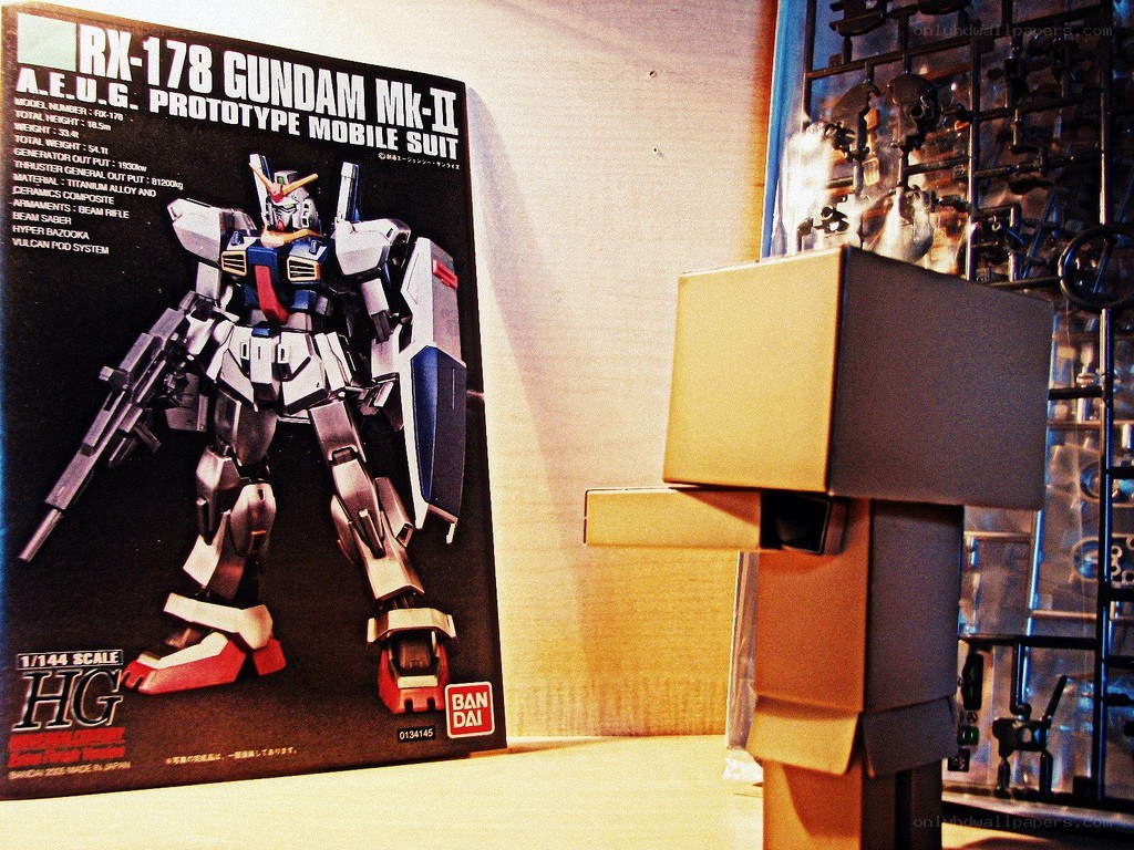 Gundam model kit box