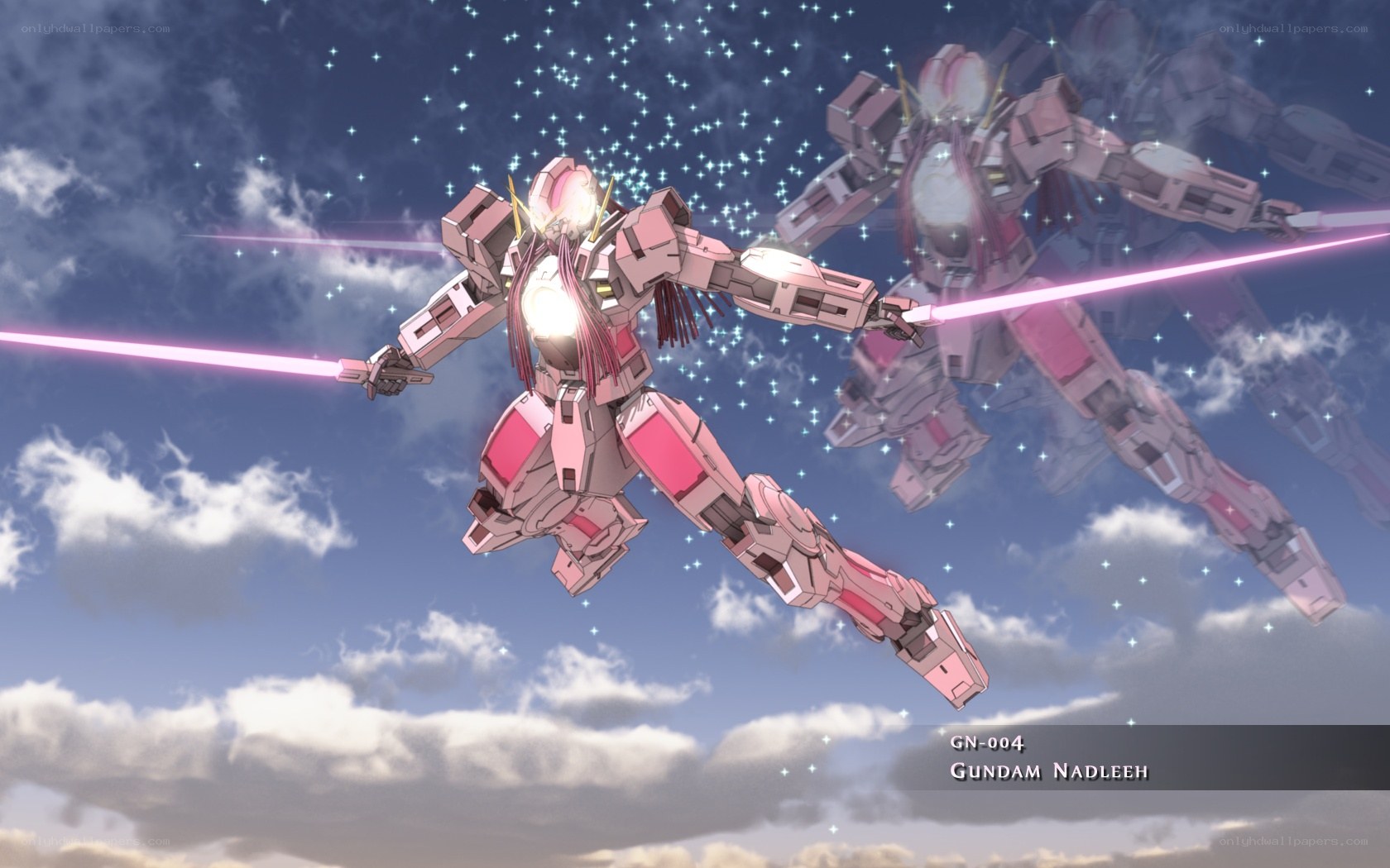 Gundam Nadleeh in flight