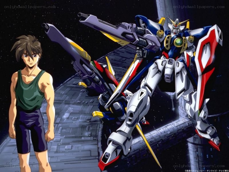 Gundam pilot and mobile suit