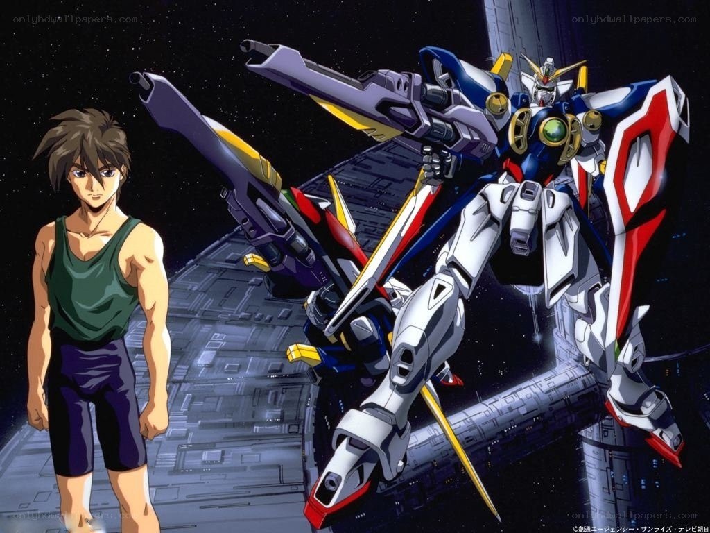 Gundam pilot and mobile suit