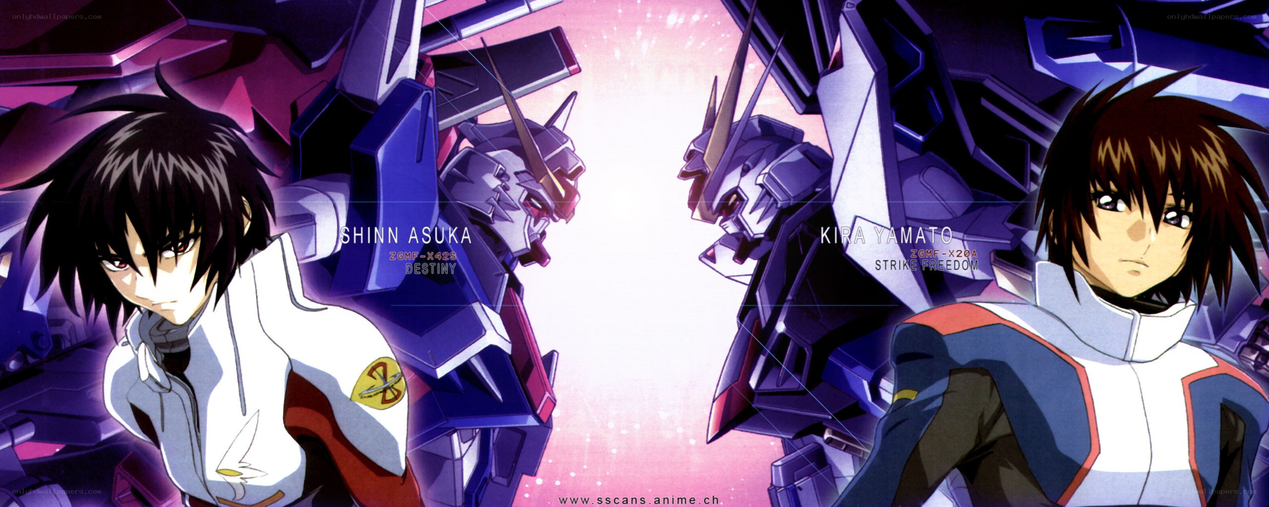 Gundam pilots and their mobile suits