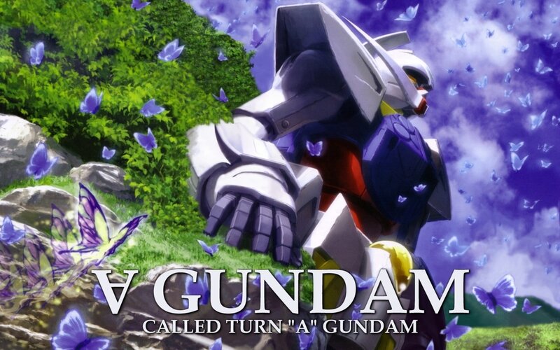 Gundam Robot in Grass