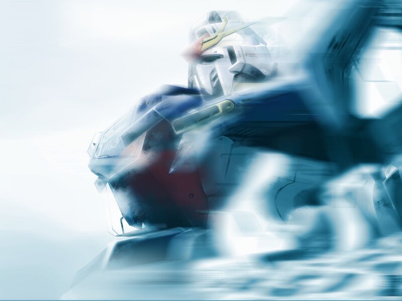 Gundam Robot in Motion