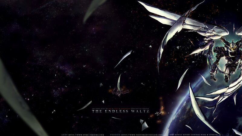 Gundam Robot in Space — Black