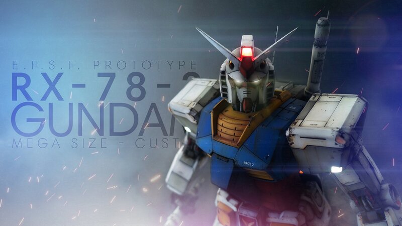 Gundam Robot Model — Blue