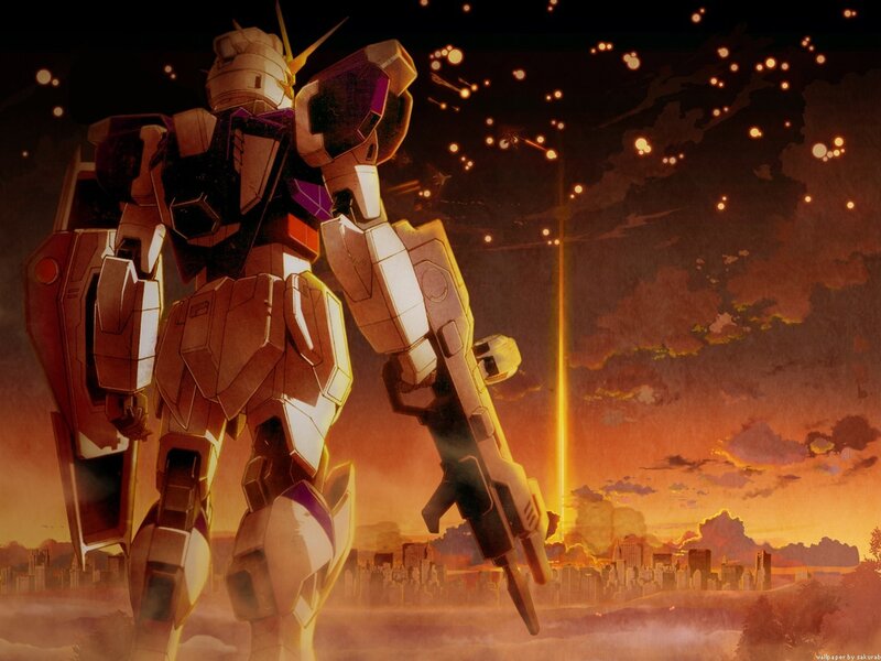 Gundam Robot Standing