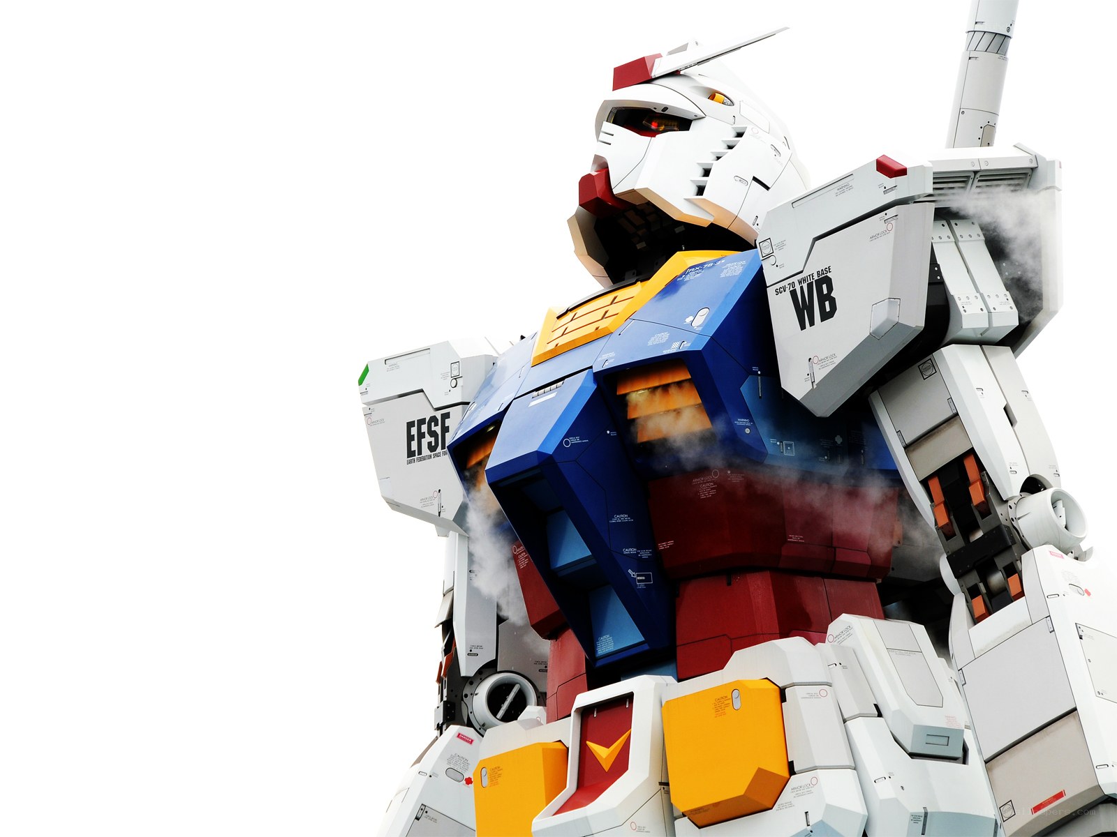 gundam robot statue
