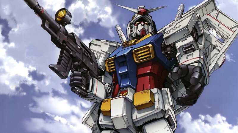 Gundam Robot with Rifle