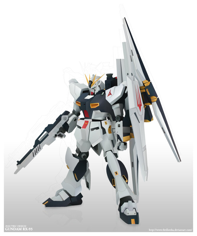 Gundam RX-93 model