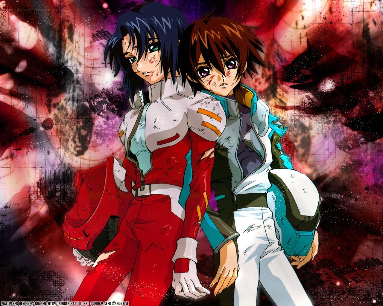 Gundam Seed characters in battle