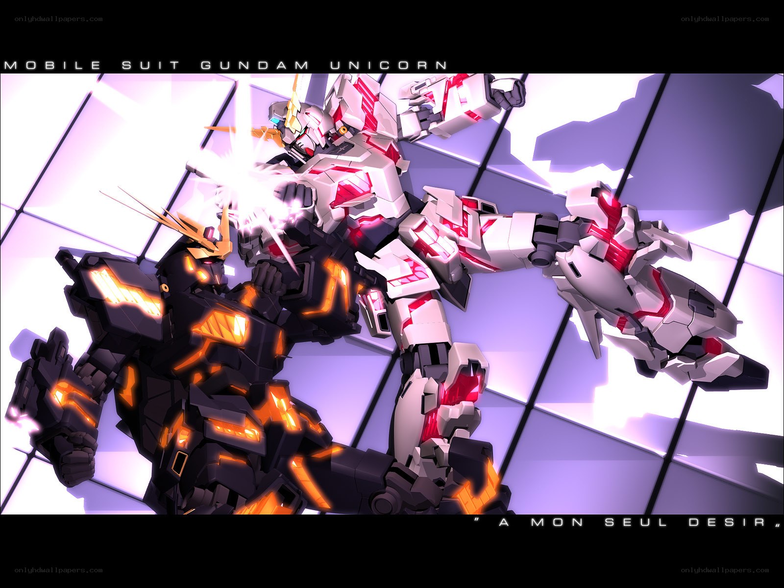 Gundam Unicorn in combat